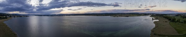 Evening atmosphere at Untersee from Konstanz to the island of Reichenau