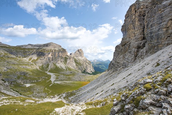 View into the valley towards Kolfuschg