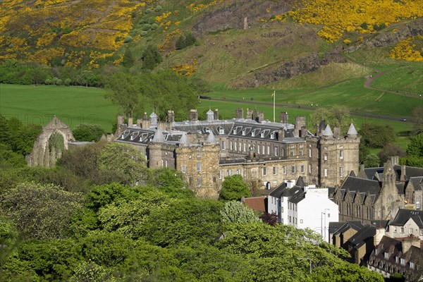 View from Calton Hill to Holyroodhouse