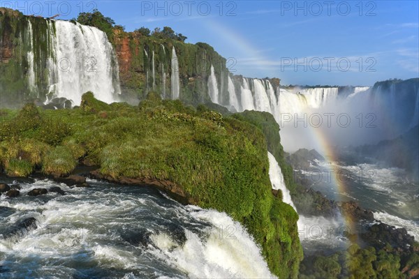 View from Salto Santa Maria to Garganta del diablo with rainbow