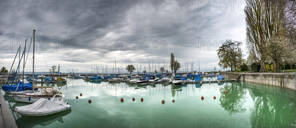 Sailboats in the harbor