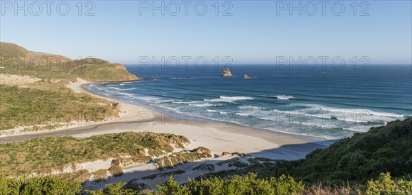 View of sandy beach