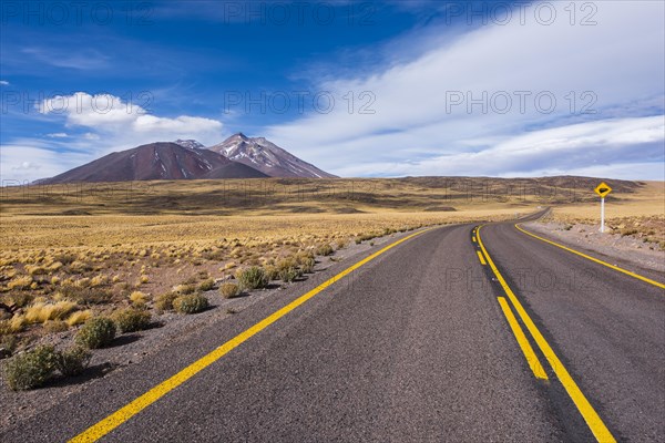 Road through the Atacama Desert