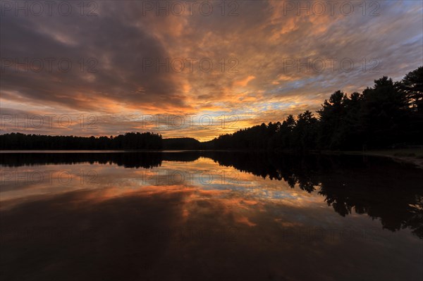 Sunset at Mew Lake