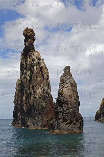 Volcanic rock formations