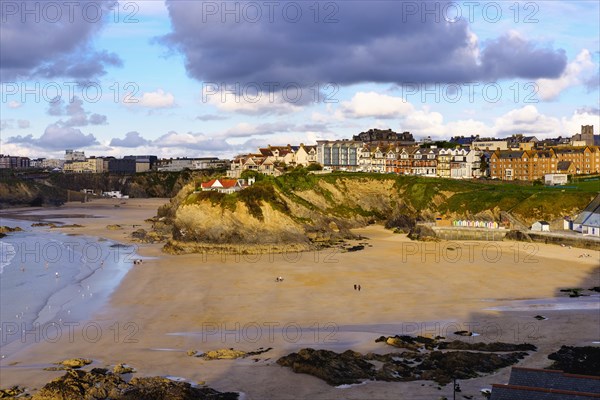 Towan Beach in the evening light