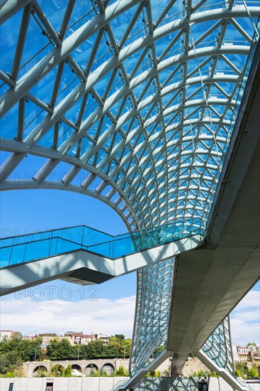 Peace Bridge over the Mtkvari river