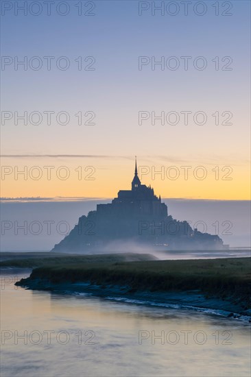 Le Mont-Saint-Michel at sunrise