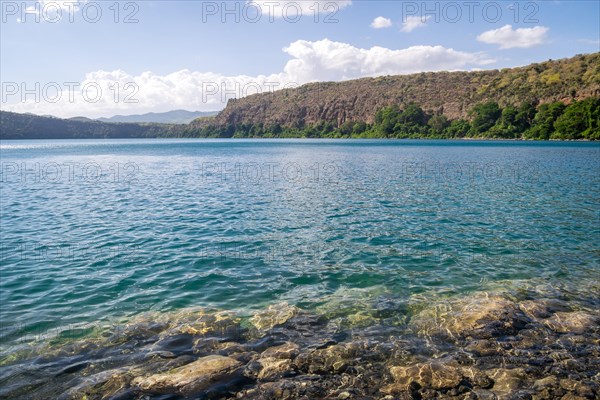 Chala Lake on the border of Kenya and Tanzania