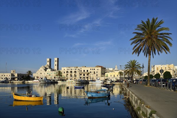 Harbour with old fishing boats