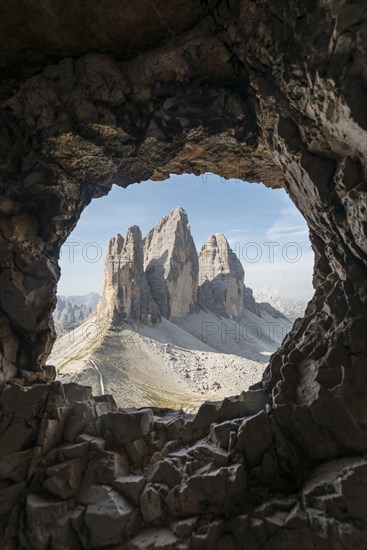 View from war tunnel