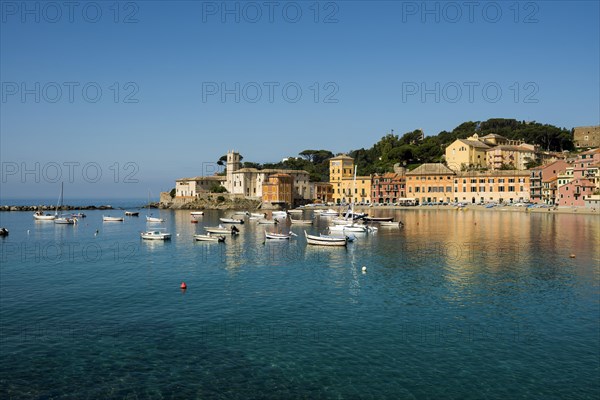 Townscape with harbour in Baia del Silenzio