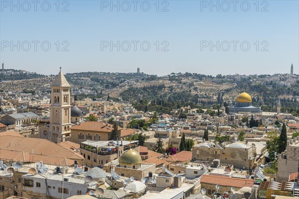 Church of the Redeemer and Dome of the Rock in the Sea of Houses