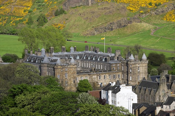 View from Calton Hill to Holyroodhouse