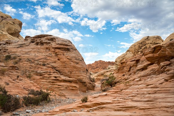 Orange-red rock formations