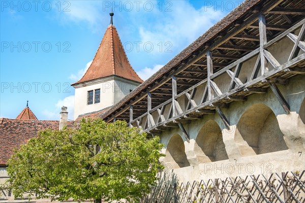 Castle wall and tower