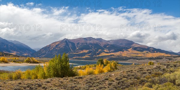 Mountain landscape in autumn