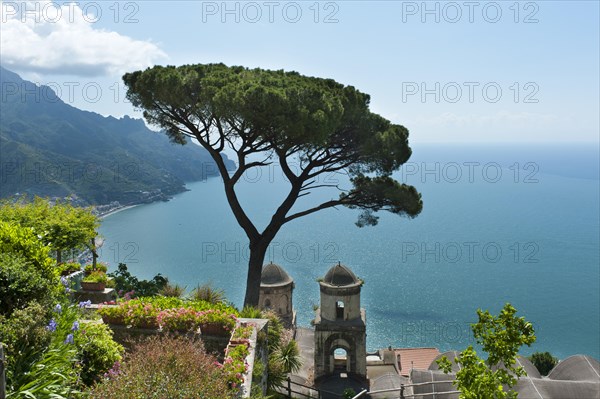 View of coast and sea