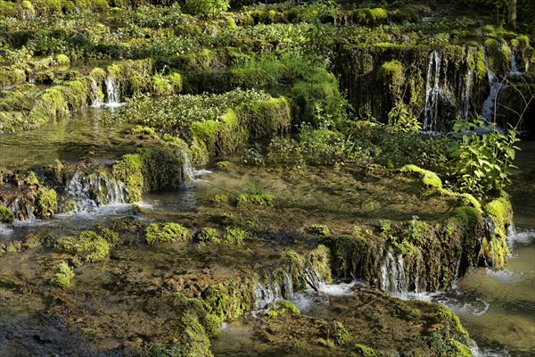 Travertine terraces