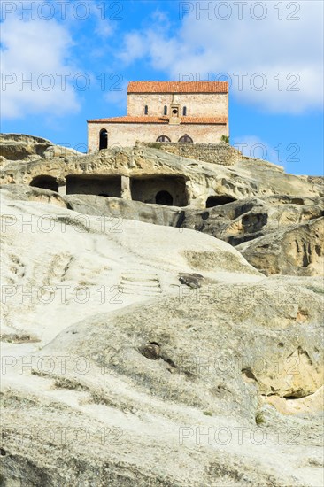 10th century Christian Prince's Basilica overlooking Uplistsikhe cave city