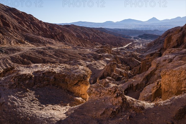 Rock formations in the morning light