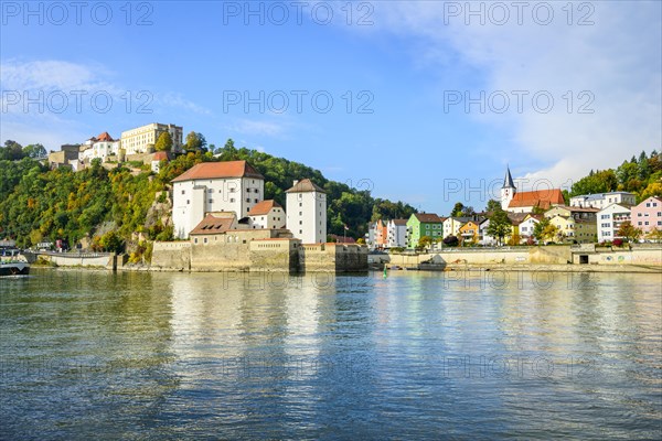 Castle Veste Oberhaus and Niederhaus and Ilzstadt