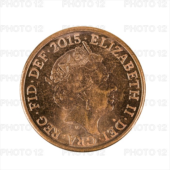 British two pence coin