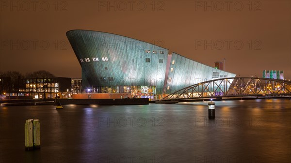 Nemo Science Museum at night