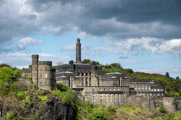 Calton Hill with Nelson Monument