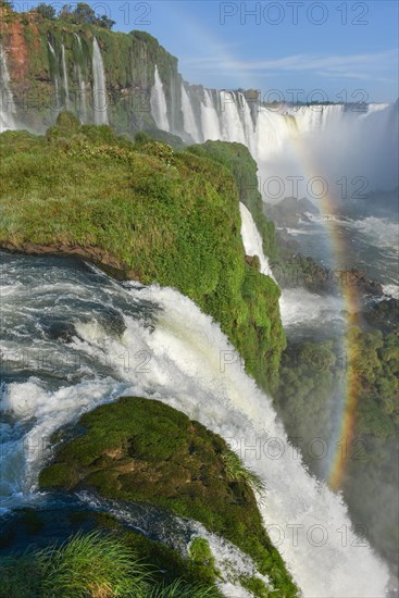 View from Salto Santa Maria to Garganta del diablo with rainbow