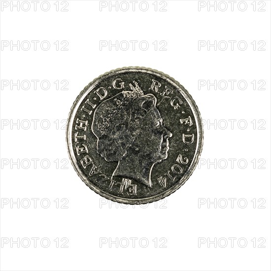 British five pence coin