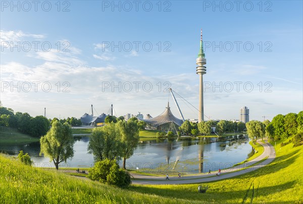 Olympic Area at sunset