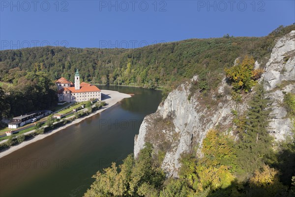 Monastery Weltenburg on the Danube in Kelheim