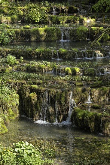 Travertine terraces