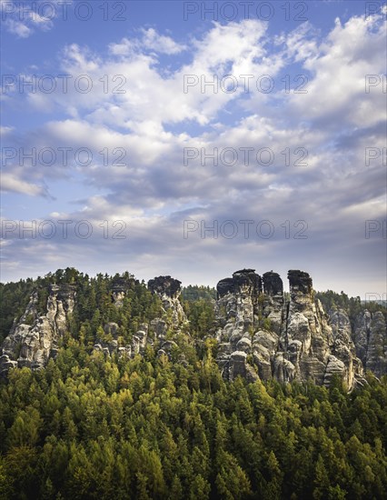 Schrammsteine around the Bastei