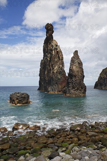 Volcanic rock formations