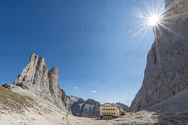 Descent from the Santner via ferrata