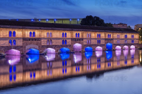 Watergate Barrage Vauban at twilight