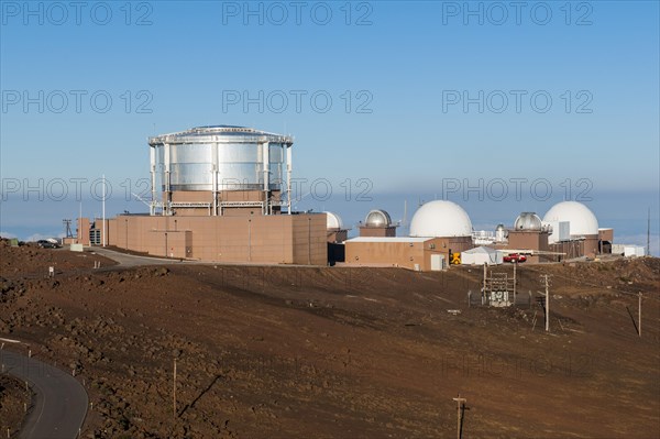 Observatory on top of the Haleakala crater