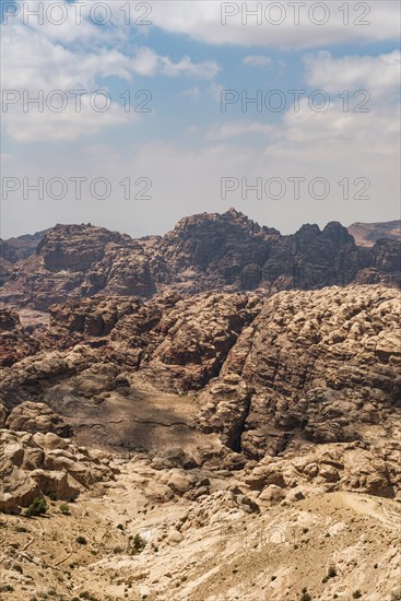 View of Siq gorge to the Nabataean city of Petra