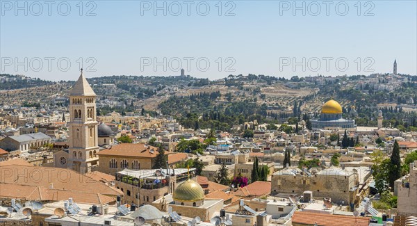 Church of the Redeemer and Dome of the Rock in the Sea of Houses