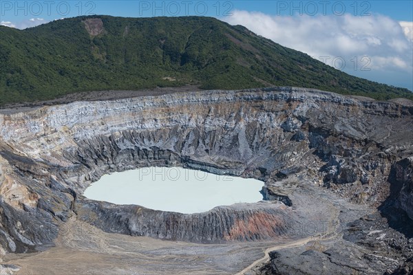 Caldera with crater lake