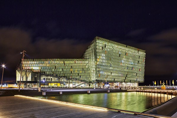 Concert Hall Harpa at night