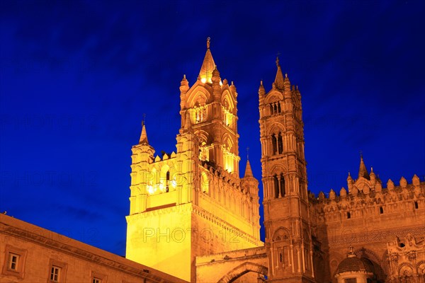 West tower and tower of the Cathedral Maria Santissima Assunta