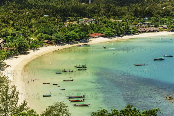 Idyllic sandy beach with turquoise water