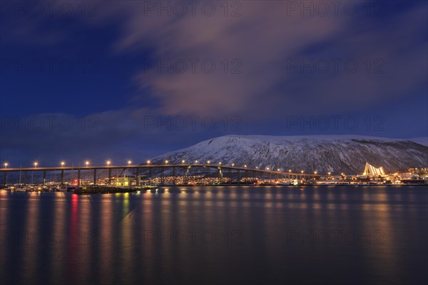 Tromso Bridge over Tromso Sound