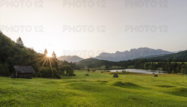 Lake Geroldsee at sunrise