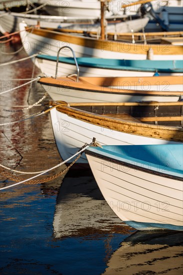 Boats moored