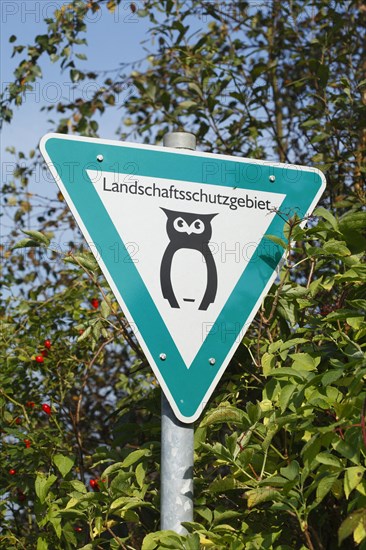 Landscape conservation area sign