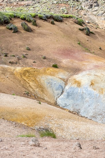 Colorful soil